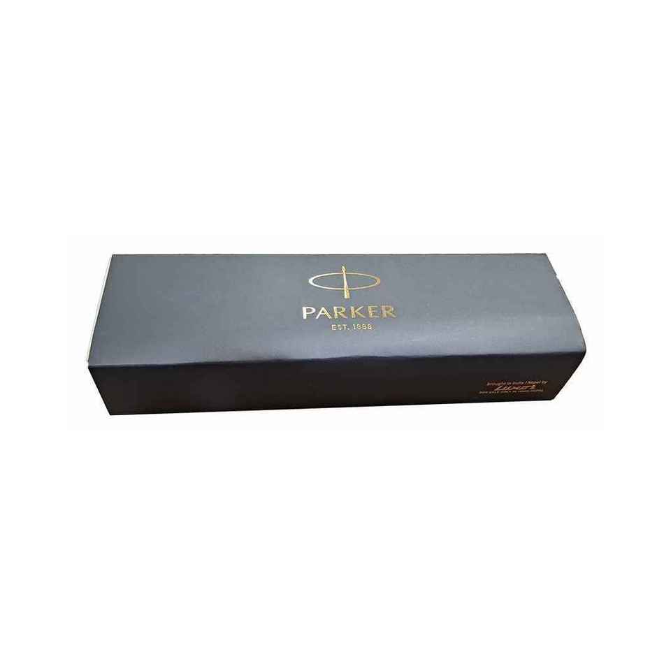 Parker Fusion Matte Black Chrome Trim Ballpoint Pen