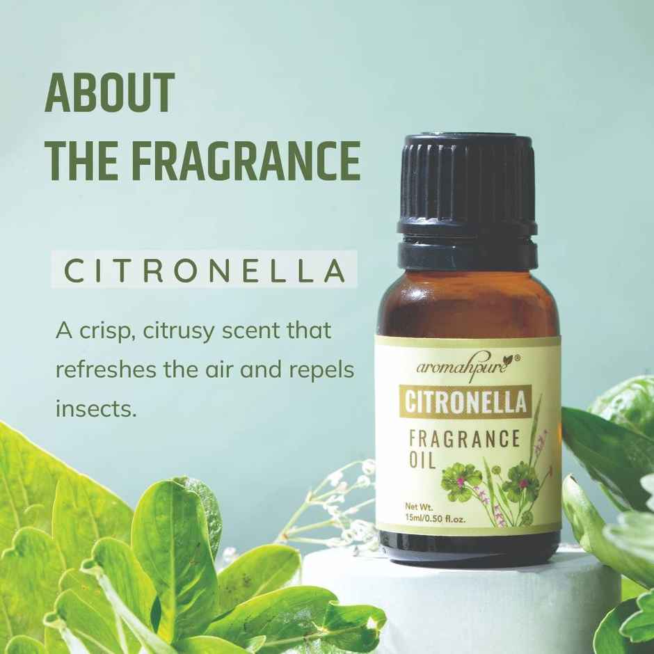 Aromahpure Fragrance Oil | Citronella Aroma Oil for Home Fragrance