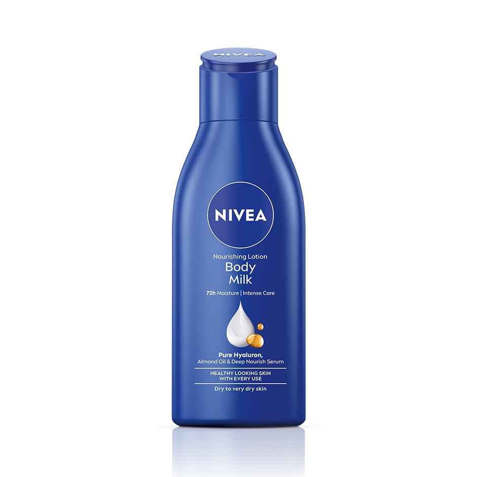 NIVEA Nourishing Body Lotion Body Milk|48 H Moisturization|2X Almond Oil|For Very Dry Skin