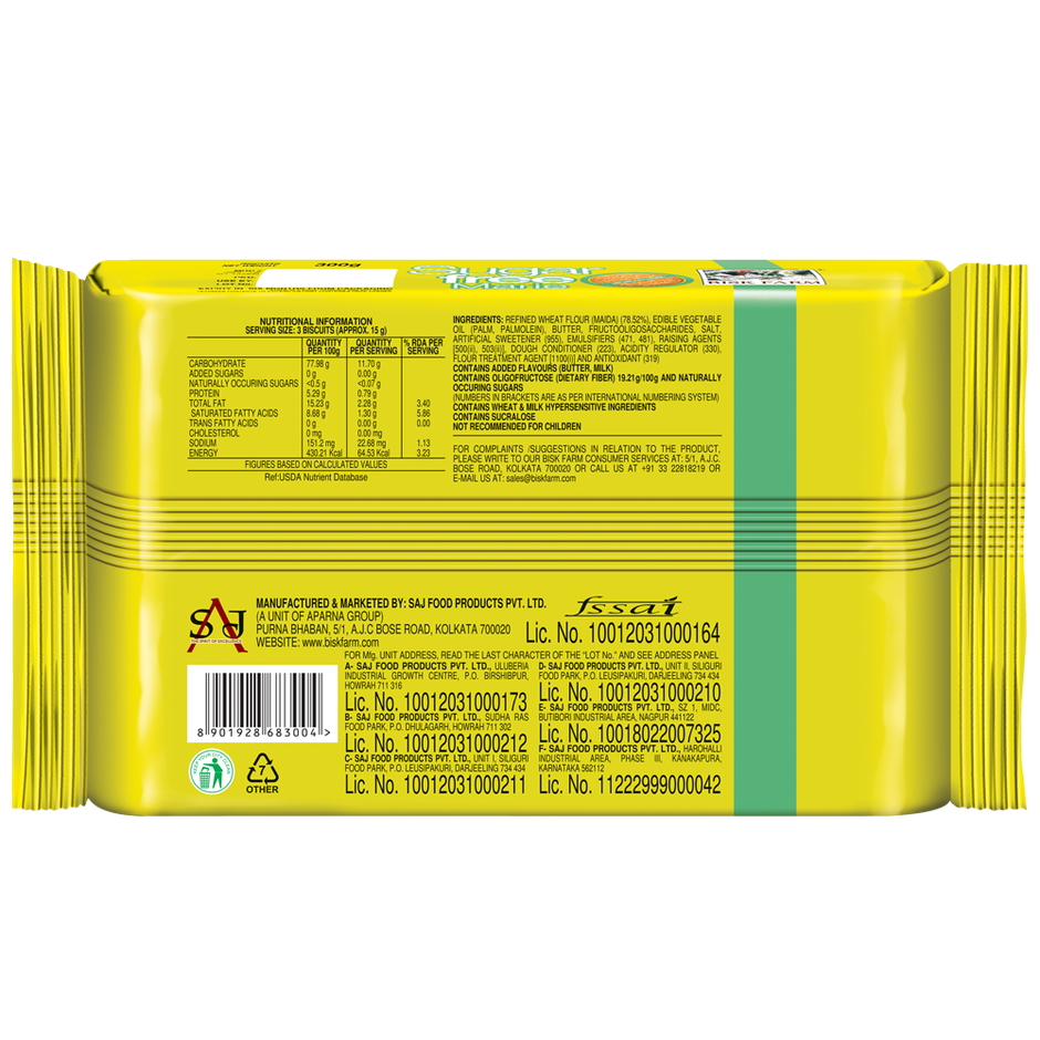 Biskfarm Marie Sugar Free