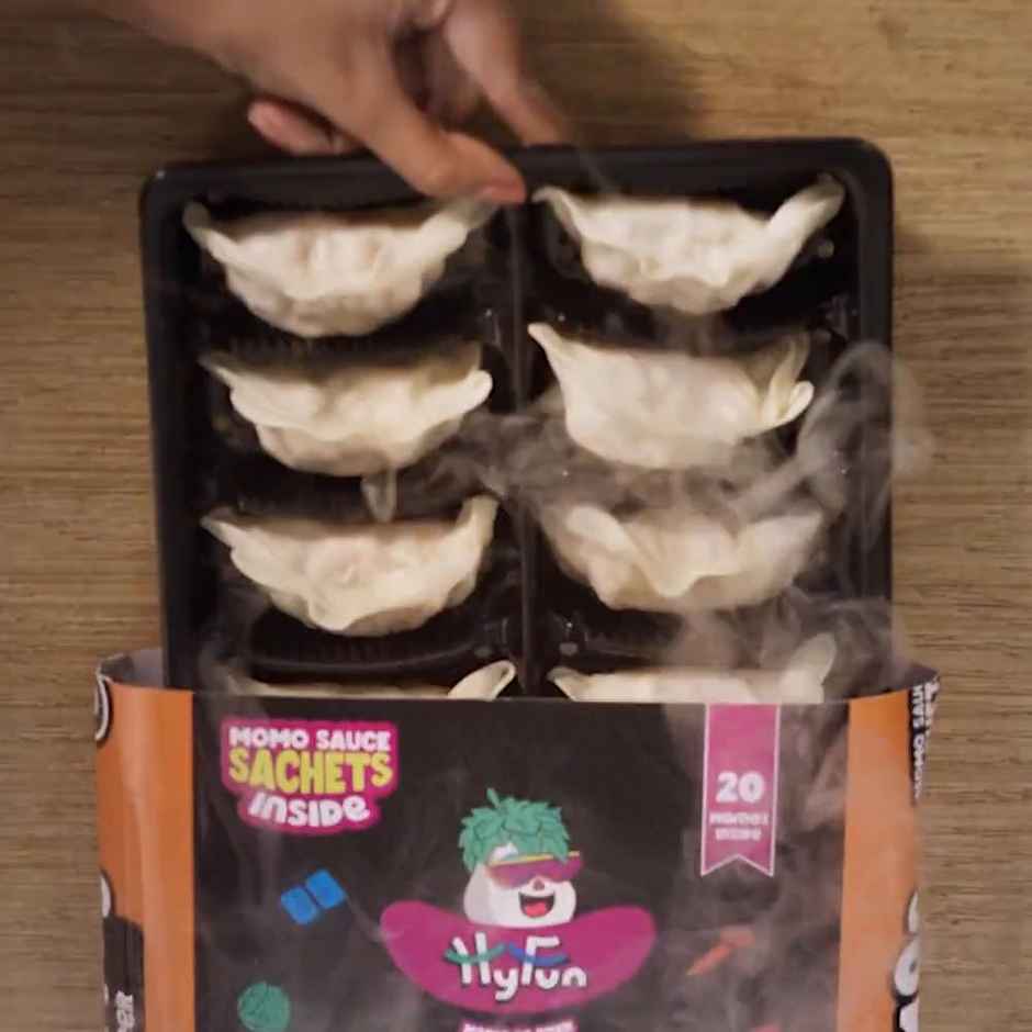 HyFun Paneer Momos, Ready to cook | Frozen
