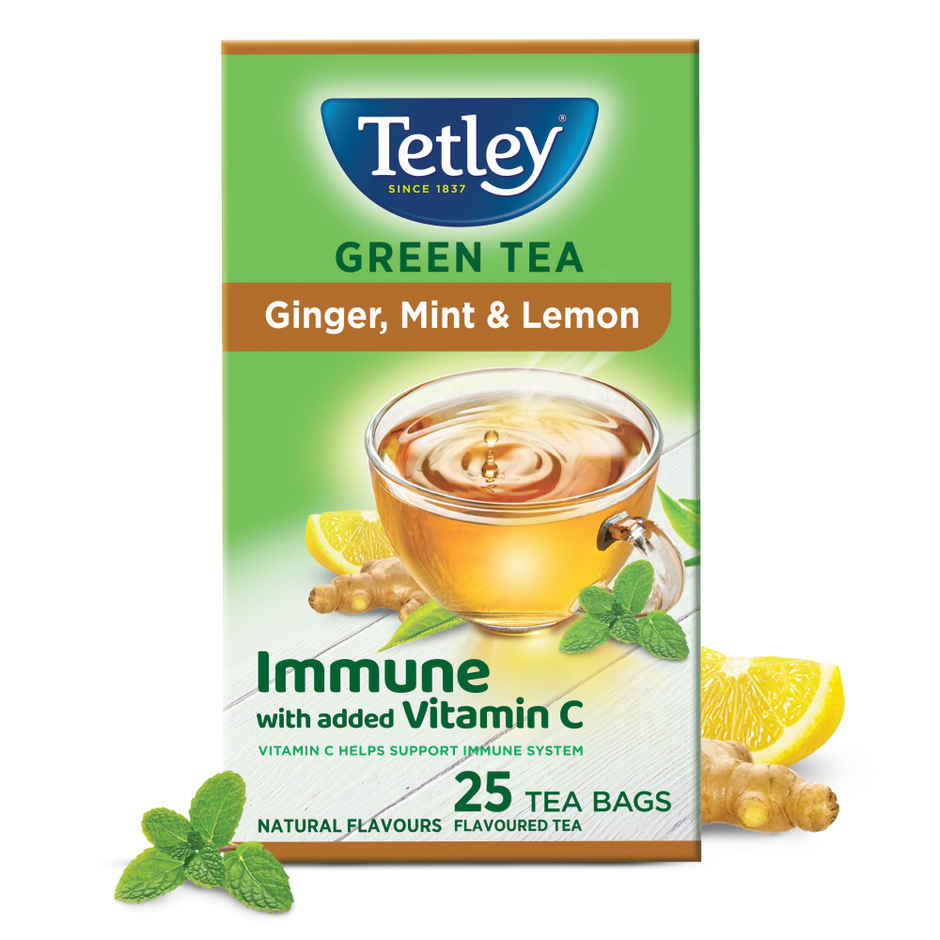 Tetley Ginger, Mint, and Lemon Green Tea
