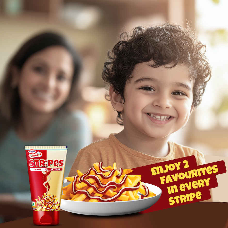 Dr. Oetker Funfoods Stripes - Mayo & Ketchup