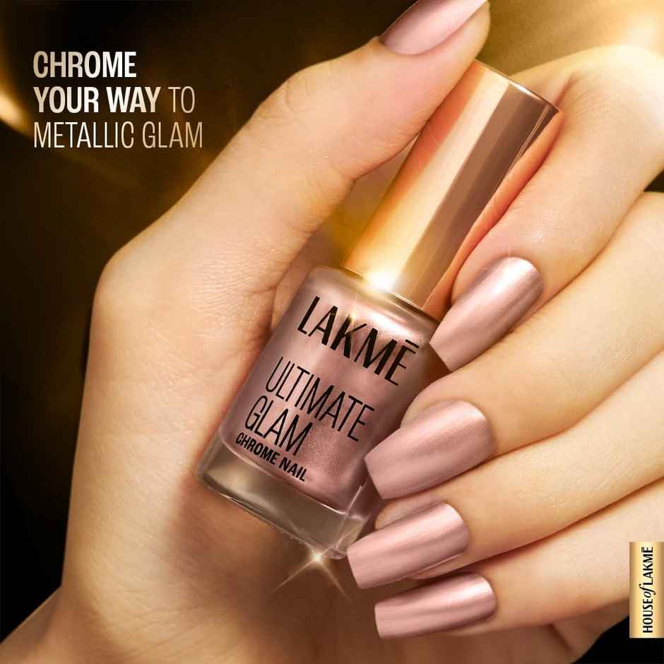 Lakme Ultimate Glam Chrome Nail - Copper