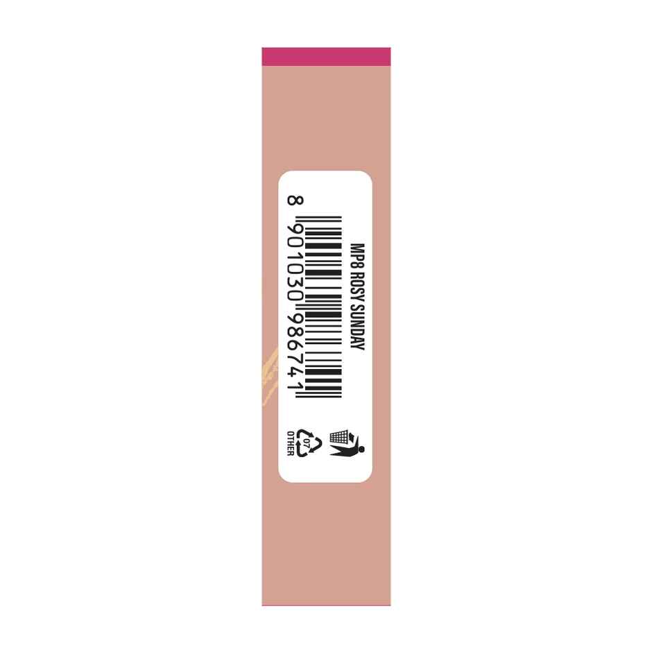 Lakme 9to5 Powerplay Priming Matte Lipstick, Lasts 16hrs, Rosy Sunday