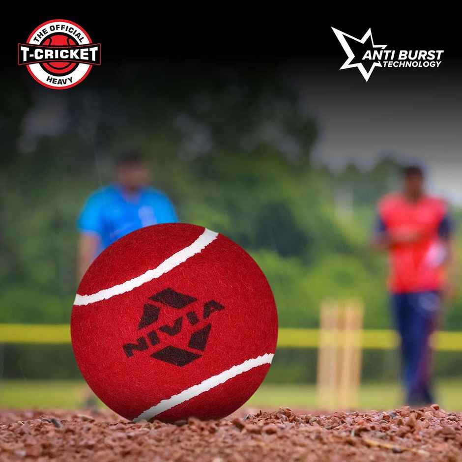 Nivia Tennis Ball Heavy Weight Red (Pack Of 3)