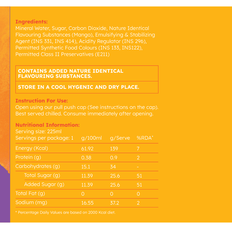 Dobra Pop Goli Mango Soda | Fizzy Candy