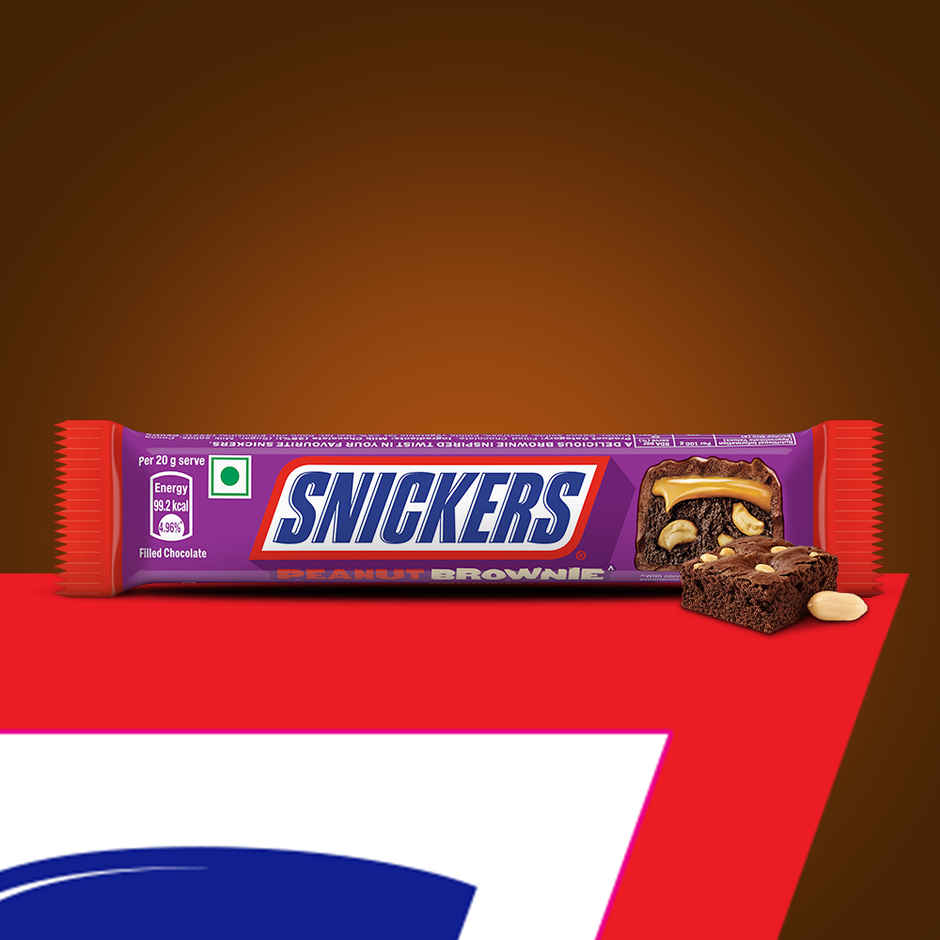 Snickers Peanut Brownie Chocolate Bar | Loaded with Brownie, Peanuts & Caramel