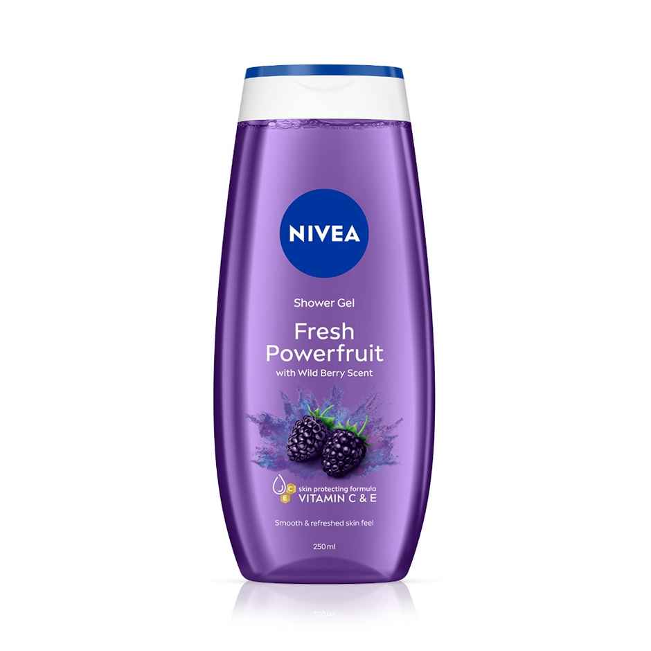 Nivea Shower Gel Power Fruit Fresh Body Wash Combo