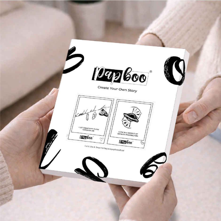 Papboo Mood Single Ruled Hardbound Notebook Diary, (22 X 17.5 Cm), 80 Gsm, 140 Pages