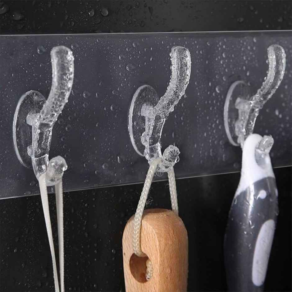 SE7EN Multipurpose Self Adhesive 6 hooks Hanger Strip