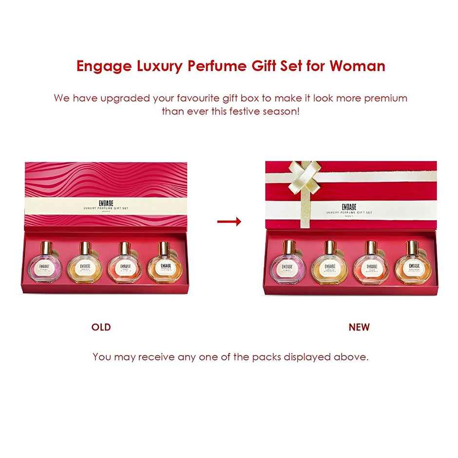 Engage Gift Assorted Luxury Perfume Set for Men & Women | 4 Unique EDPs| Couple Combo