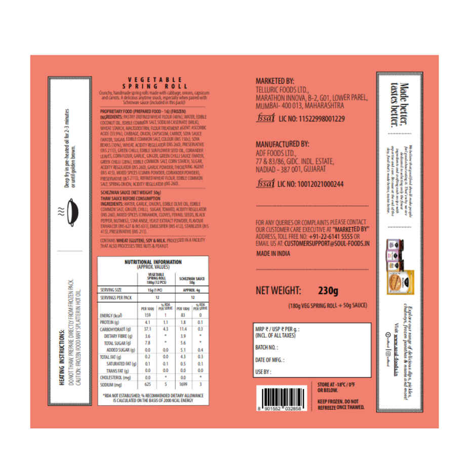 Adf Soul Veg Springroll