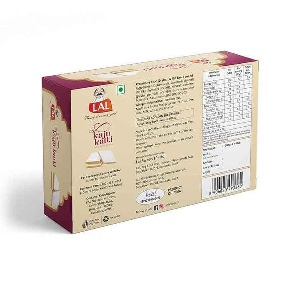 Lal Sweets Sugar Free Kaju Katli