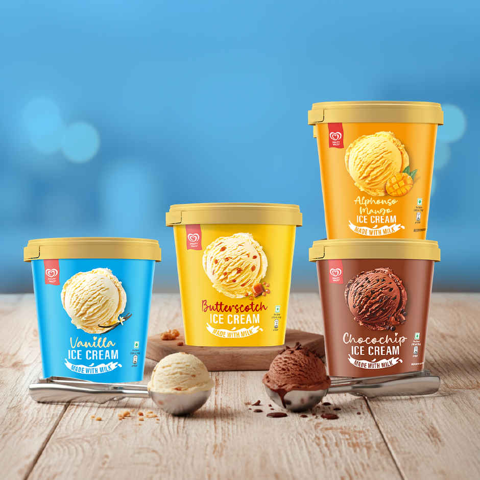 Kwality Wall's Vanilla Ice Cream Tub