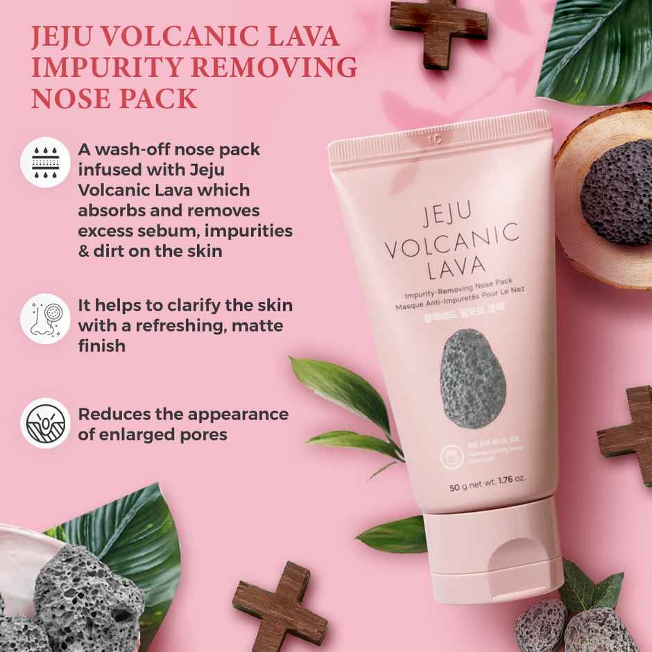 The Face Shop Jeju Volcanic Lava Impurity Removing Nose Pack