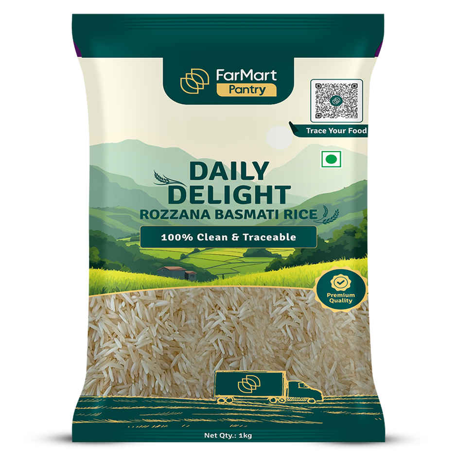 FarMart Pantry Daily Delight Basmati Rice - Buy at ₹86 Online | Instant ...