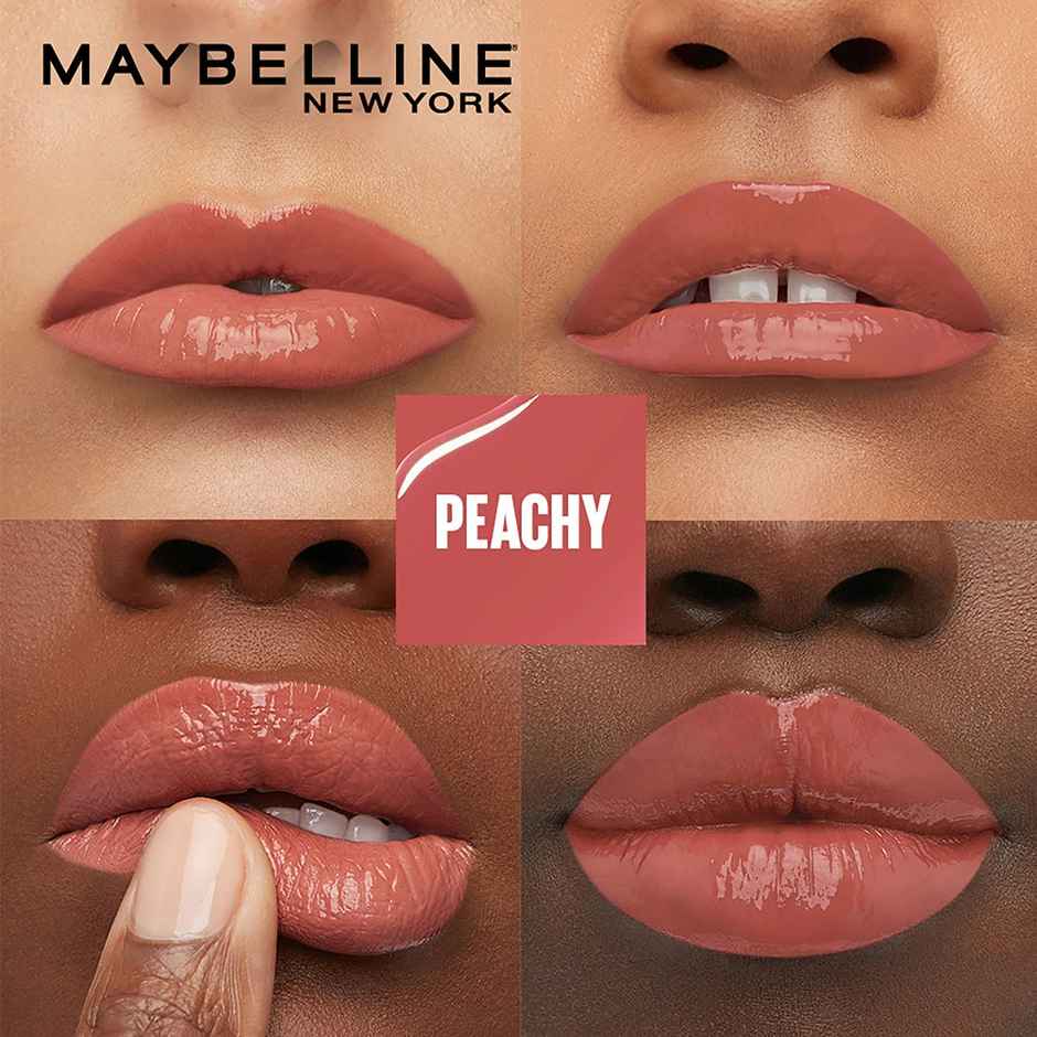 Maybelline Superstay Vinyl Ink Liquid Lipstick | Peachy | 16 HRs | Enriched With Vitamin E & Aloe
