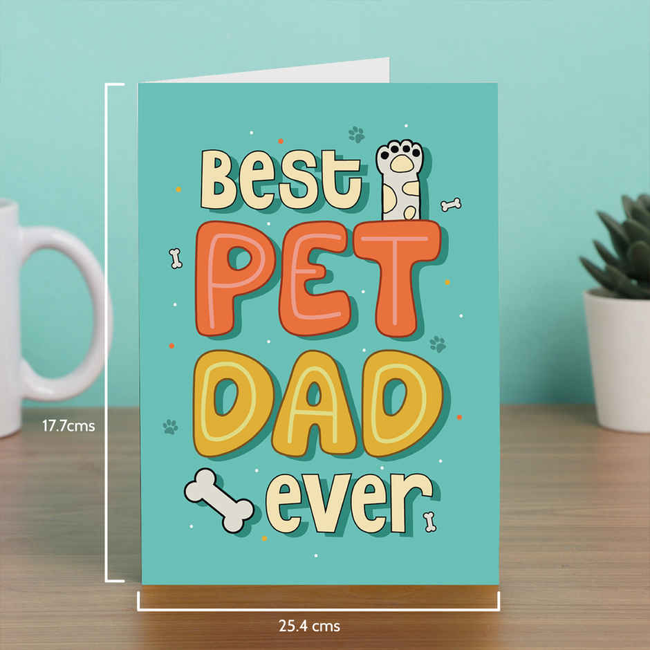 Oye happy Pet Dad Card
