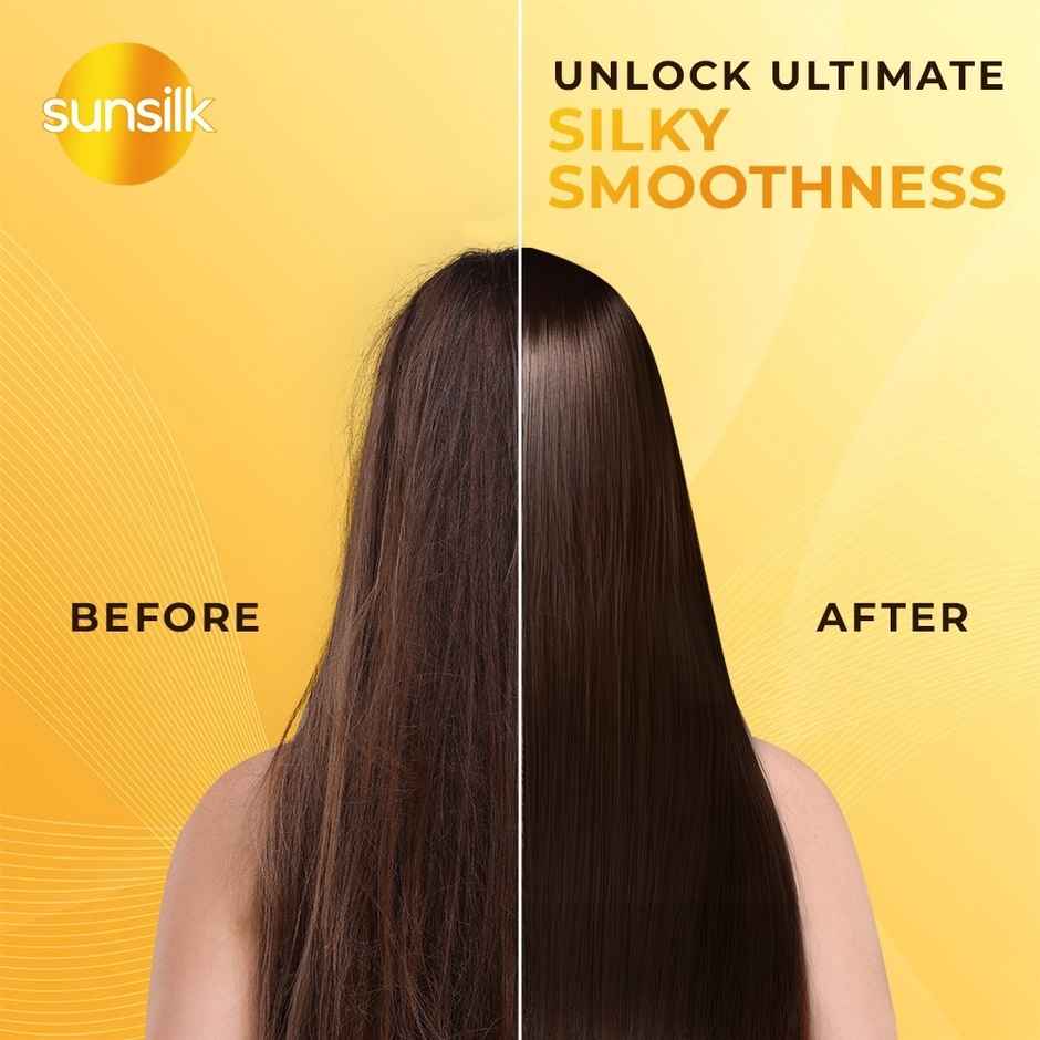 Sunsilk Flowy Silk Smooth Shampoo With Egg Protein Almond Oil & Vitamin C