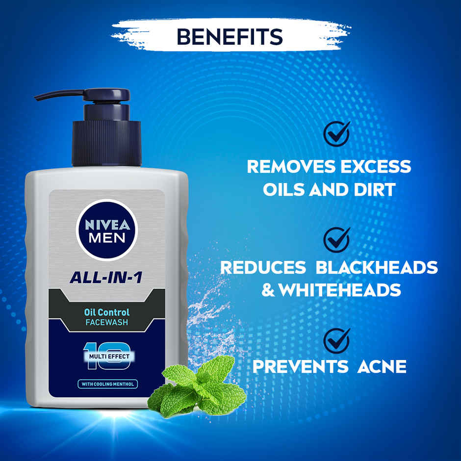 Nivea Men All In One Face Wash Pump