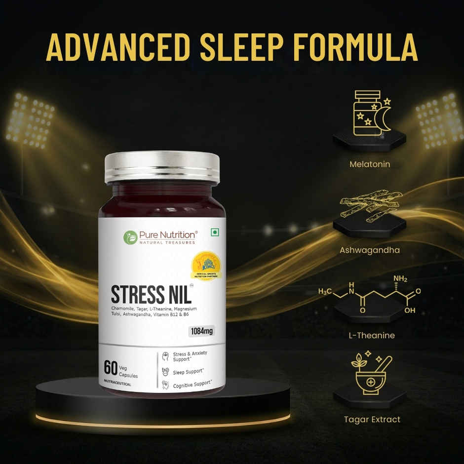Pure Nutrition Stress Nil | Stress Relief & Calm Mind Support