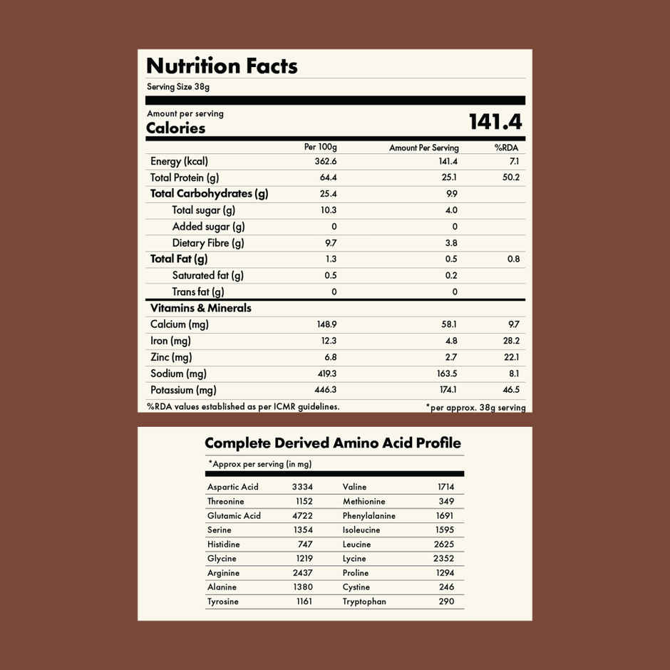 Cosmix No Nonsense Fermented Yeast Protein Pouch | Indonesian Cacao Chocolate | 26 g Protein