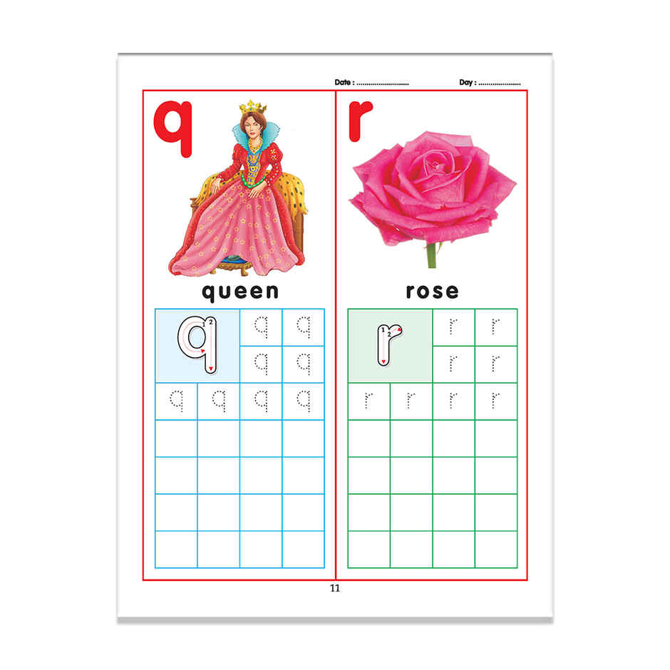 Dreamland ABC Small Letters Writing Practice Book for Toddlers Age 2 to 5