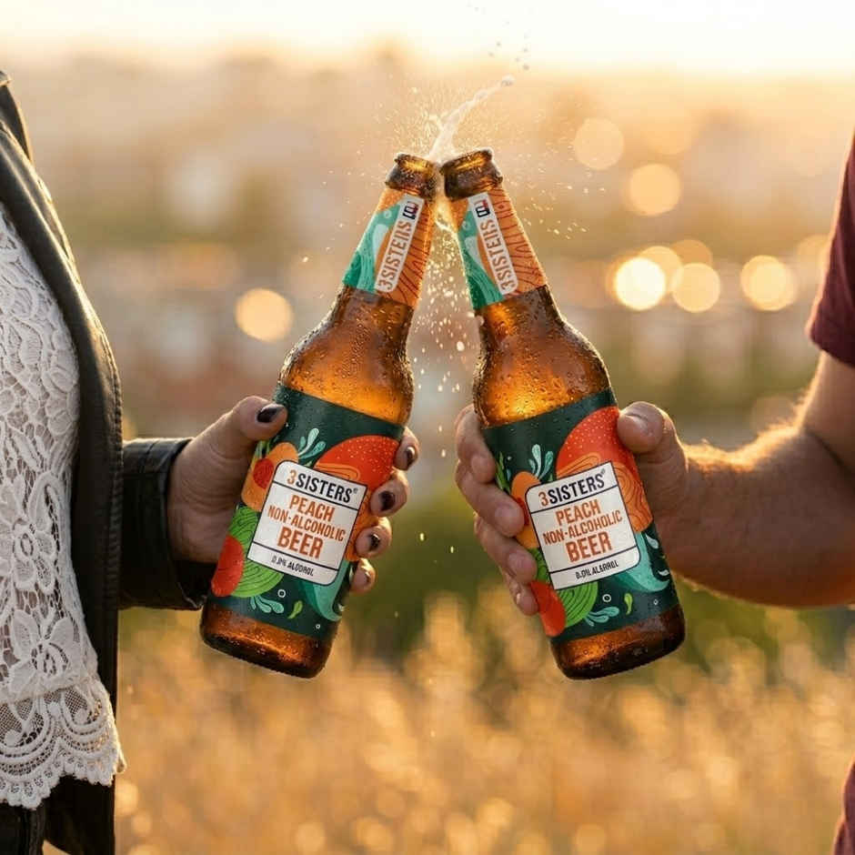 3 Sisters Peach Non Alcoholic Beer