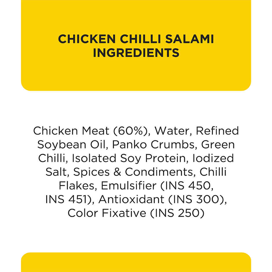 Prasuma Chicken Chilli Salami High Protein 200g | No Preservatives | Only Best Cuts | Fresh Chicken