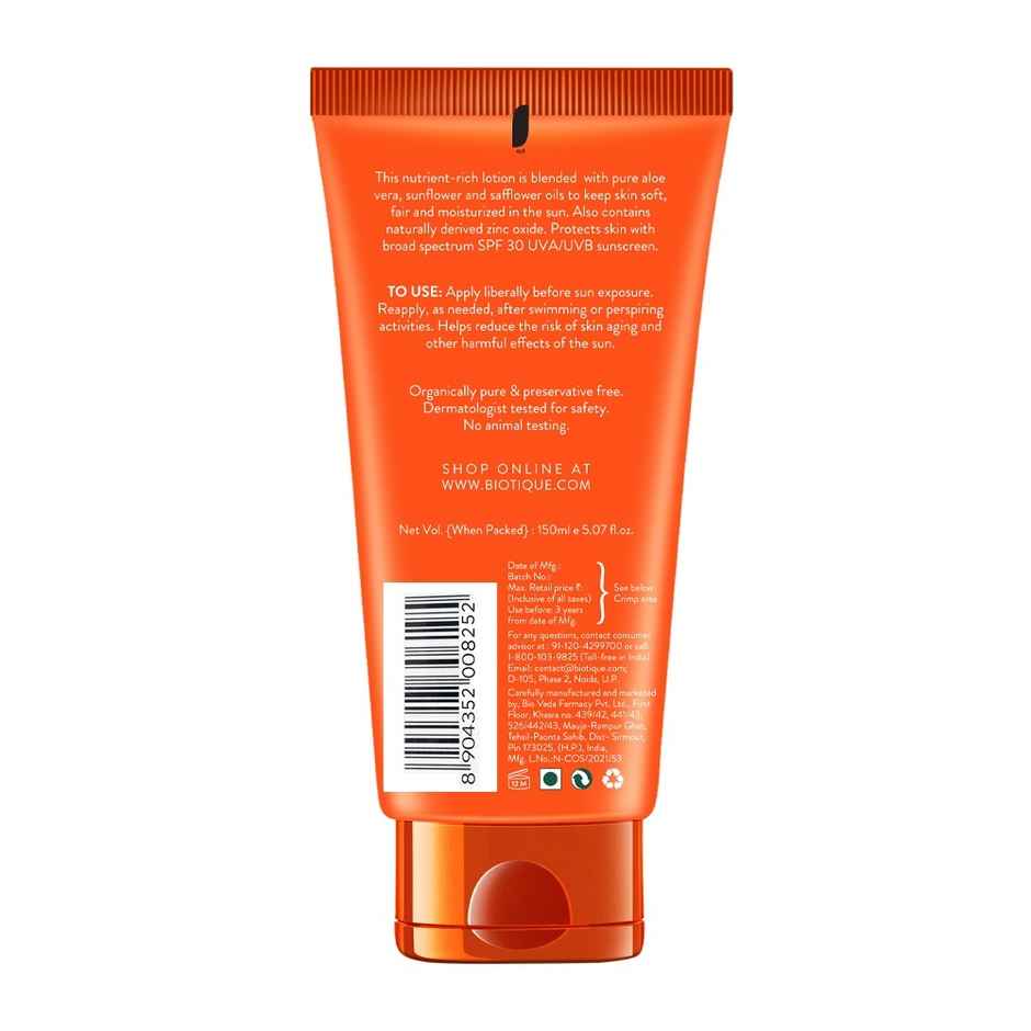 Biotique Aloe Vera Sunshield SPF 30 Lotion