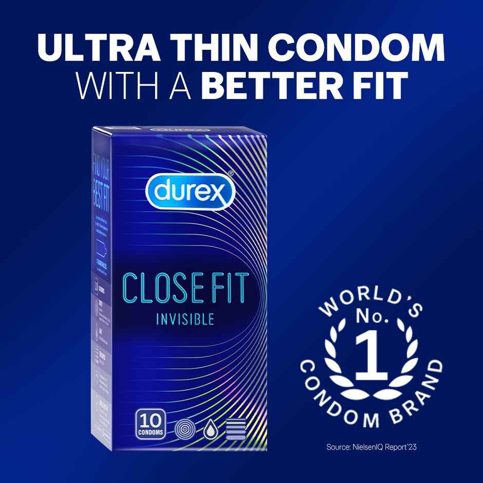 Durex Close Fit Invisible Condom | Safe & Comfortable