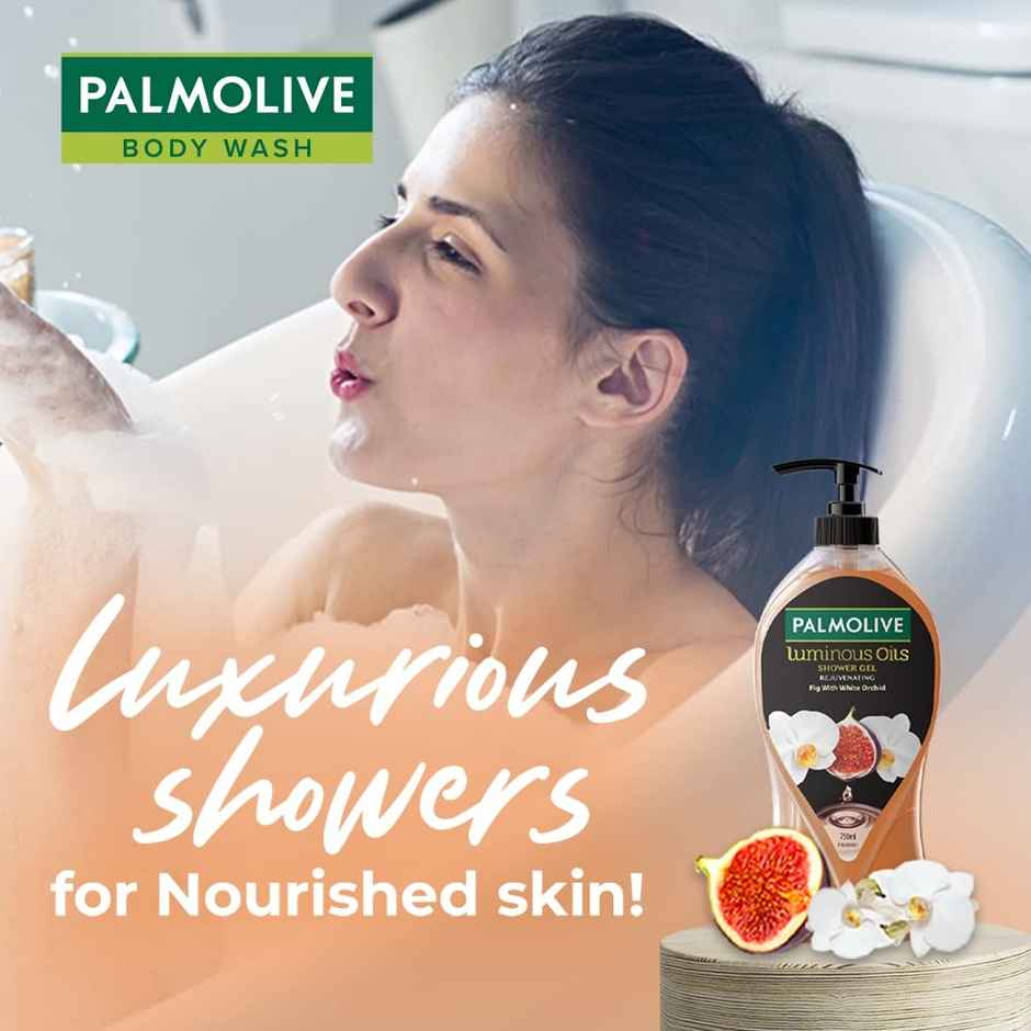 Palmolive Fig With White Orchid Luminous Oils Shower Gel