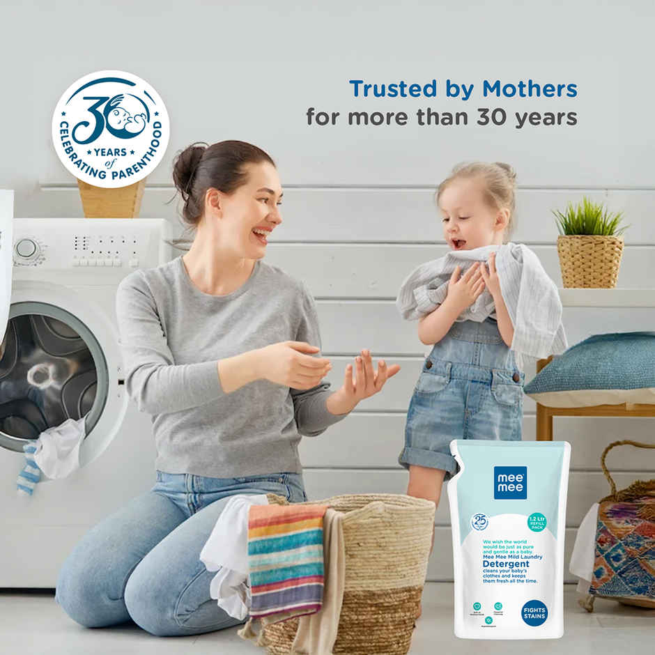 Mee Mee Mild Baby Liquid Laundry Detergent - One Drop Cleaning