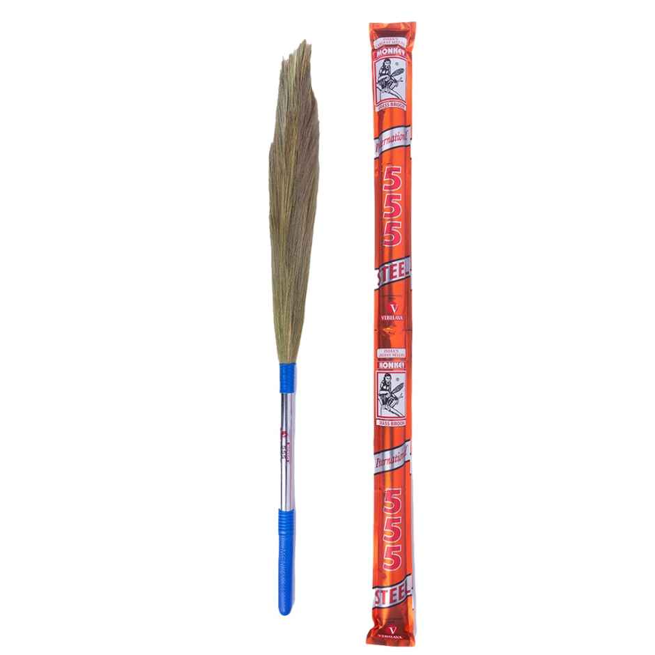 Monkey 555 International Steel Handle Grass Broom