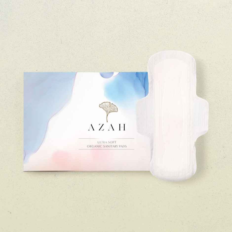 Azah Rash-Free Sanitary Pads (Box of 40 Pads : 20 Regular + 20 XL - without Disposable bags )