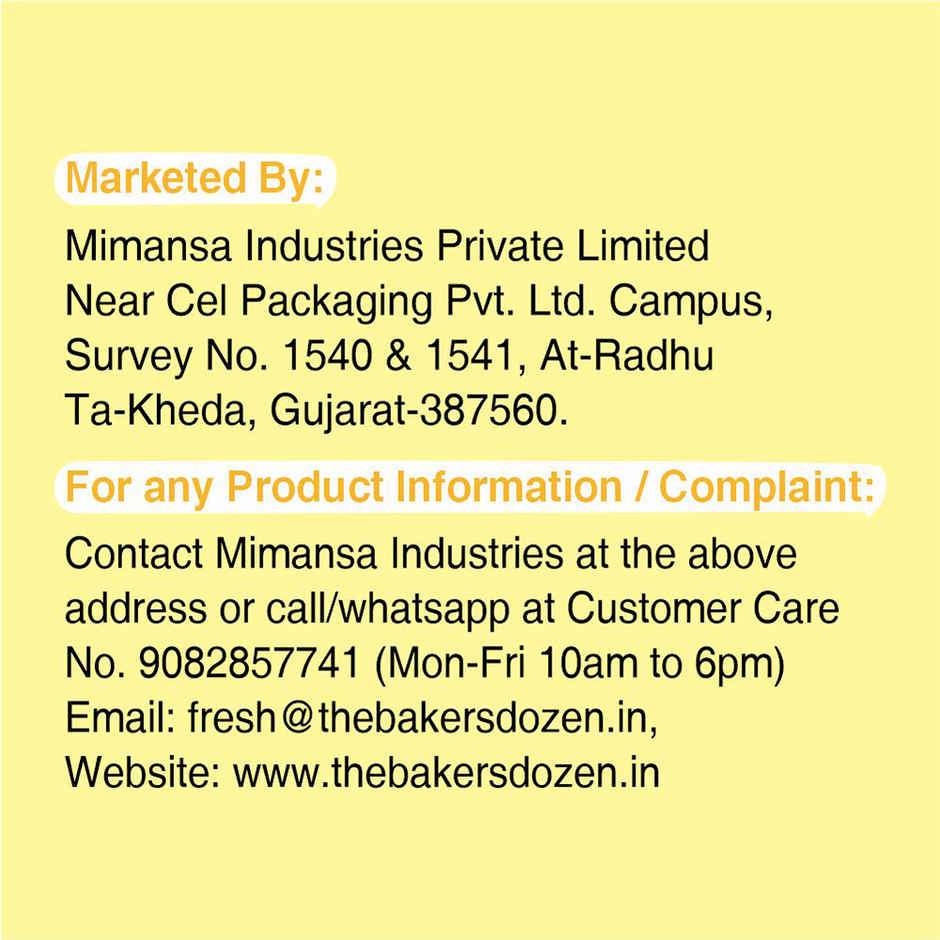 The Baker's Dozen Zero Maida Pita Bread |Whole wheat|Made with Gut Friendly Sourdough|Zero Palm Oil