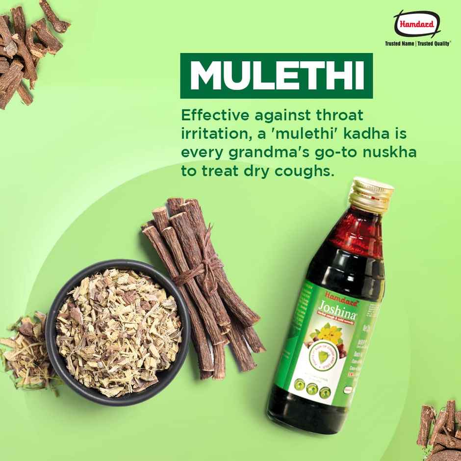 Hamdard Joshina Herbal Cough & Cold Syrup 200mL