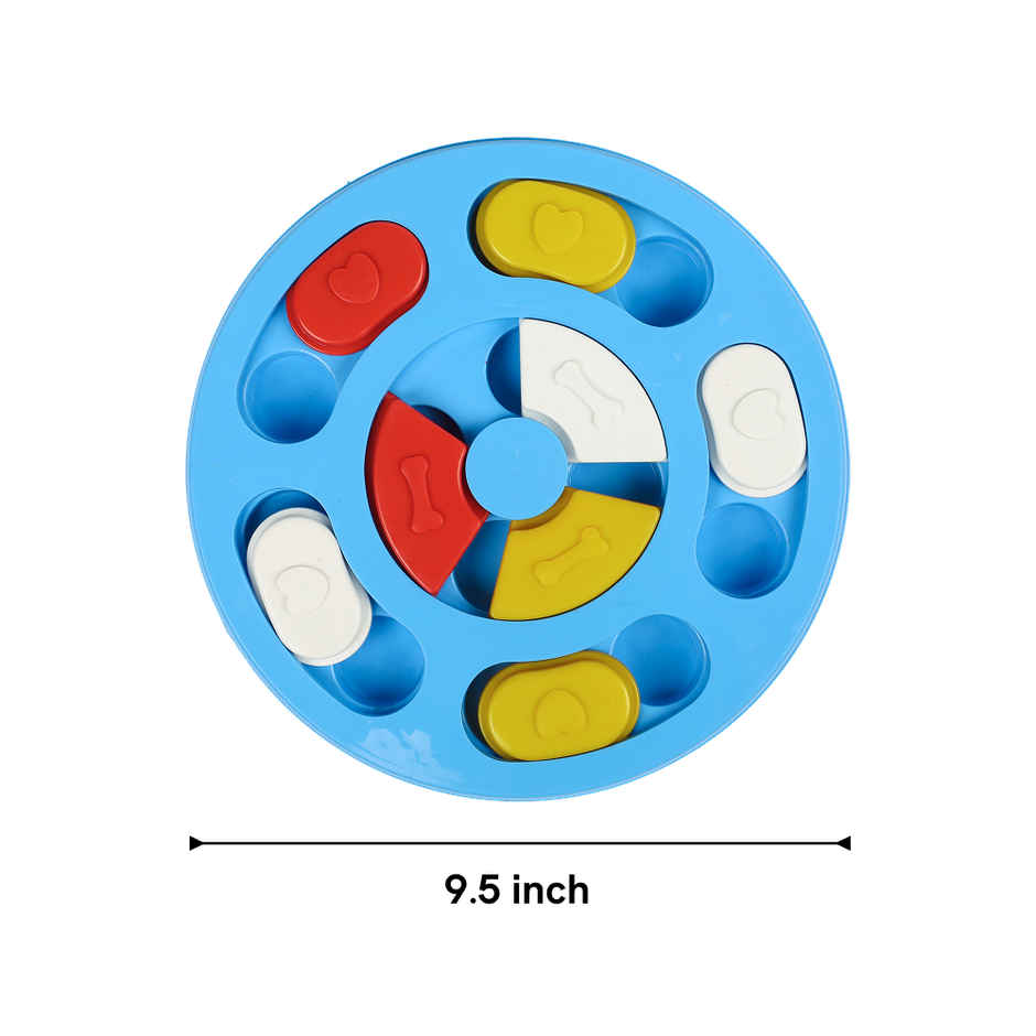 Super Pet Puzzle Feeder Dog Toy | Sky Blue