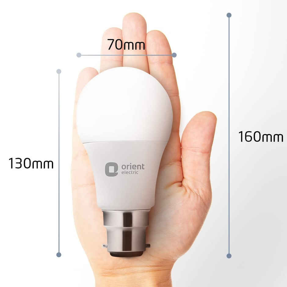 Orient Electric Multipurpose LED Bulb 15W| 6500K ,Nonchargable | B22 Base Holder