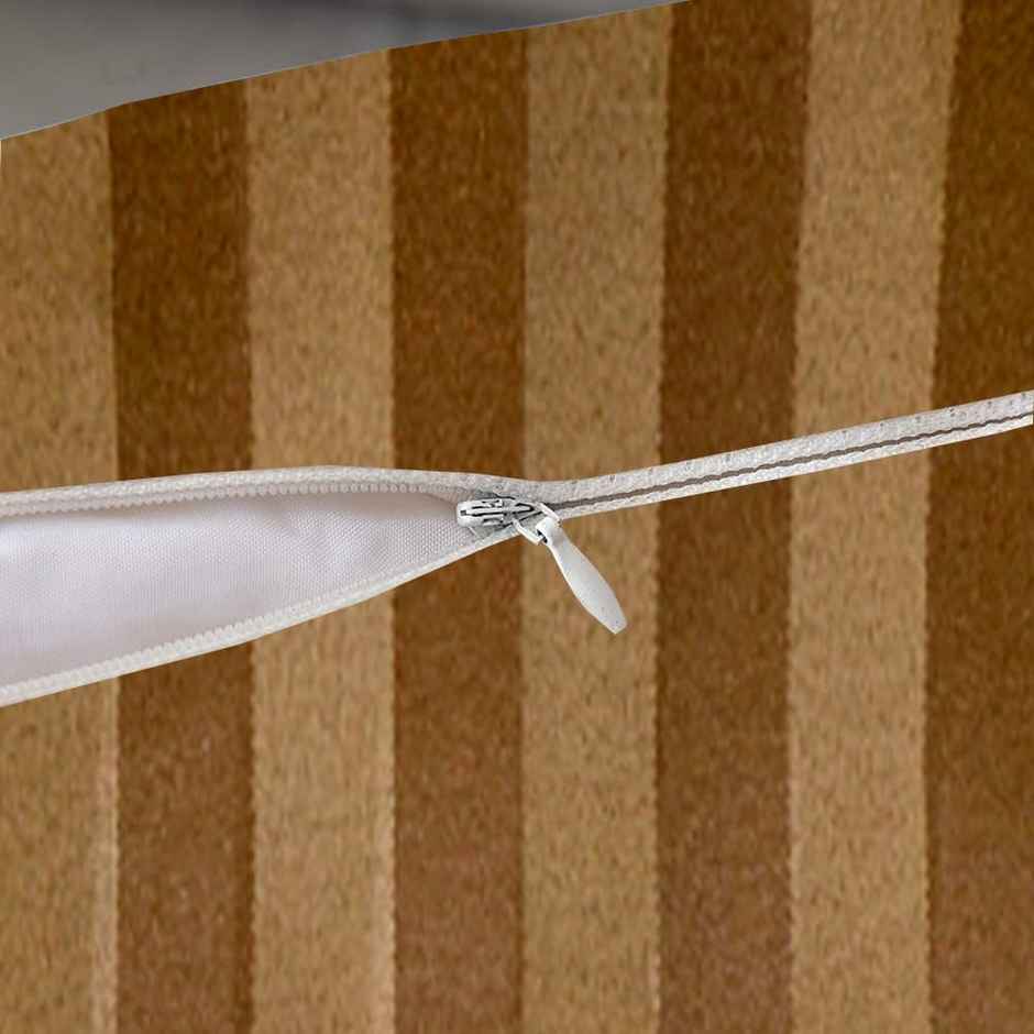 Lushomes Bolster Cushion Covers - Brown | 16 x 16 inch