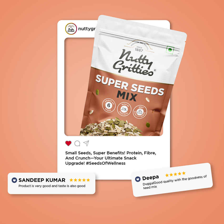 Nutty Gritties Super Seed Mix - Omega-3 & Protein-Rich