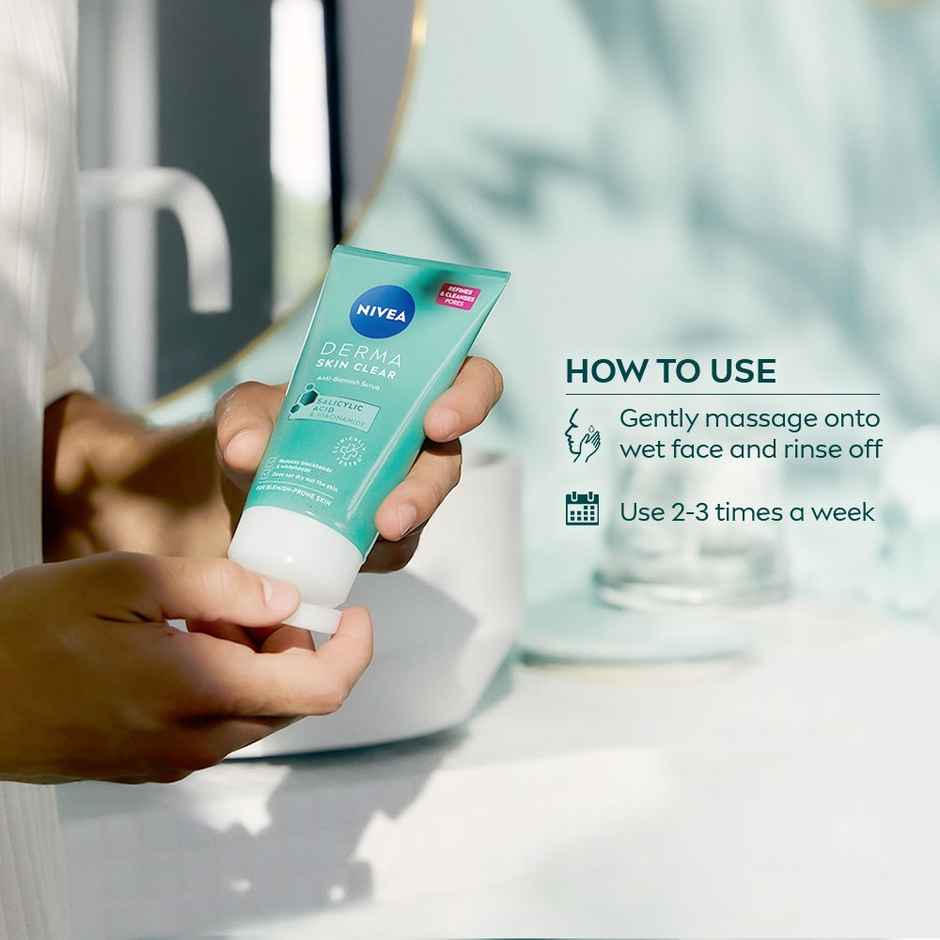 Nivea Face Derma Skin Clear Anti Blemish Scrub