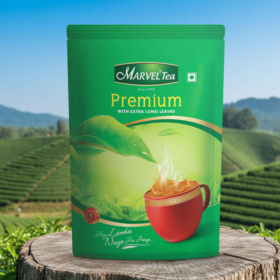 Marvel Premium Tea | Assam & Darjeeling Premium Leaves Unique Blend Chai Patti
