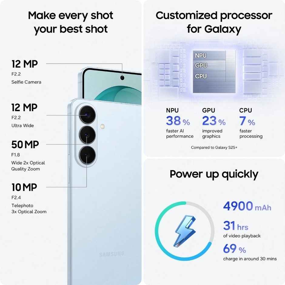 Samsung Galaxy S26 Plus 5G | 12GB RAM | 512GB Storage | Black