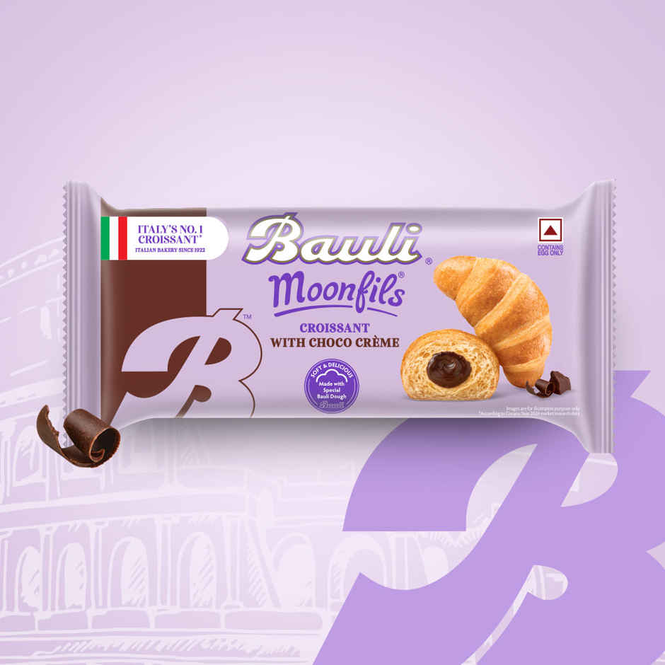 Bauli Moonfils Croissants Choco Cream (Egg) Combo