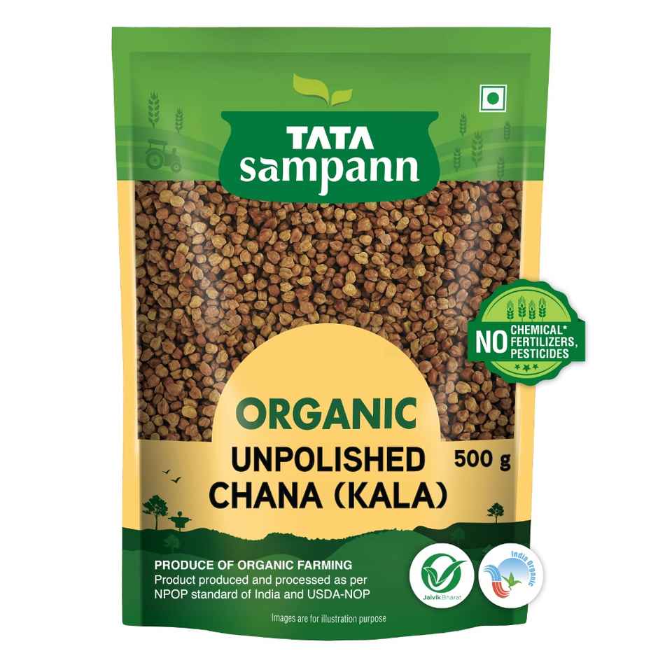 Tata Sampann Organic Unpolished Brown (Kala) Chana