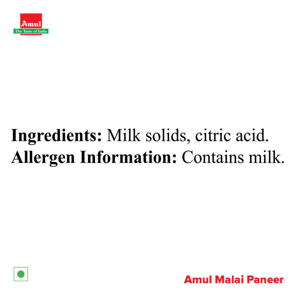 Amul Fresh Malai Paneer