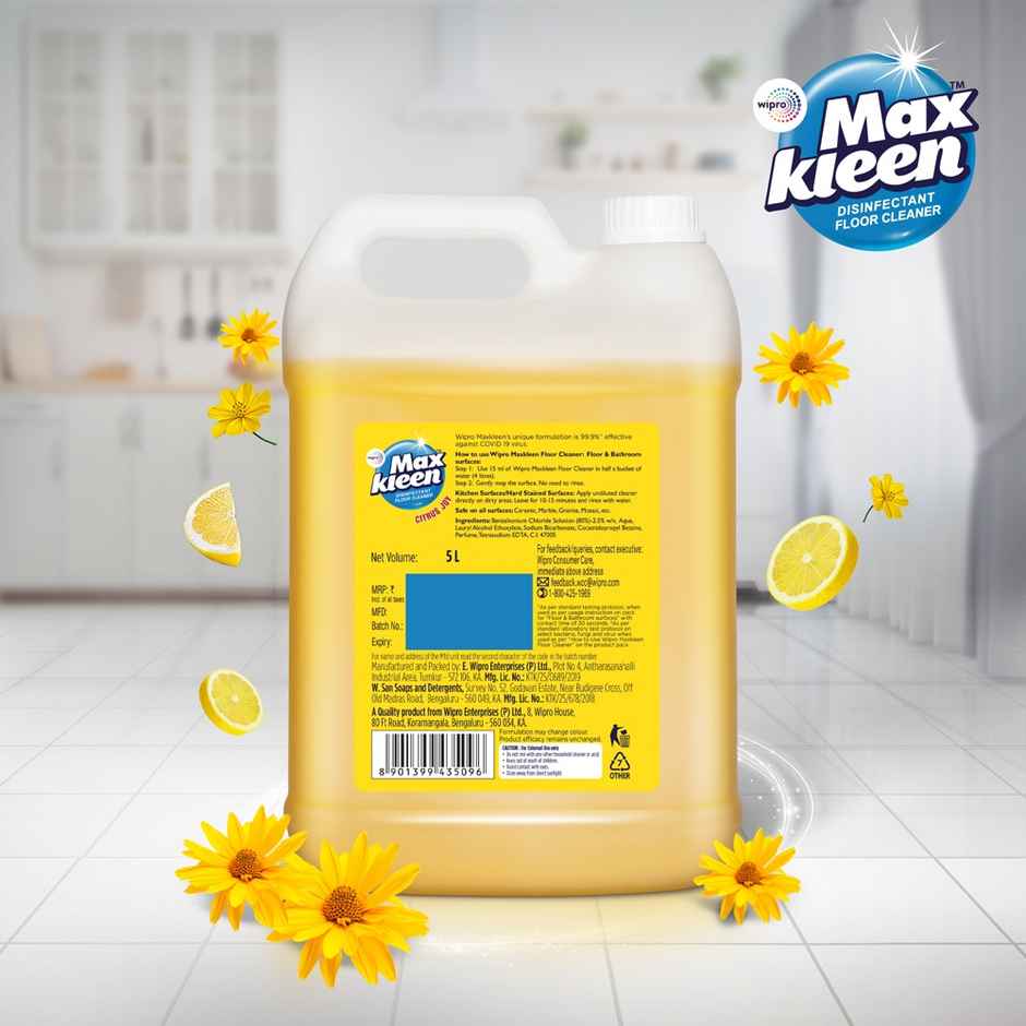 Maxkleen Citrus Joy Disinfectant Floor Cleaner | Can