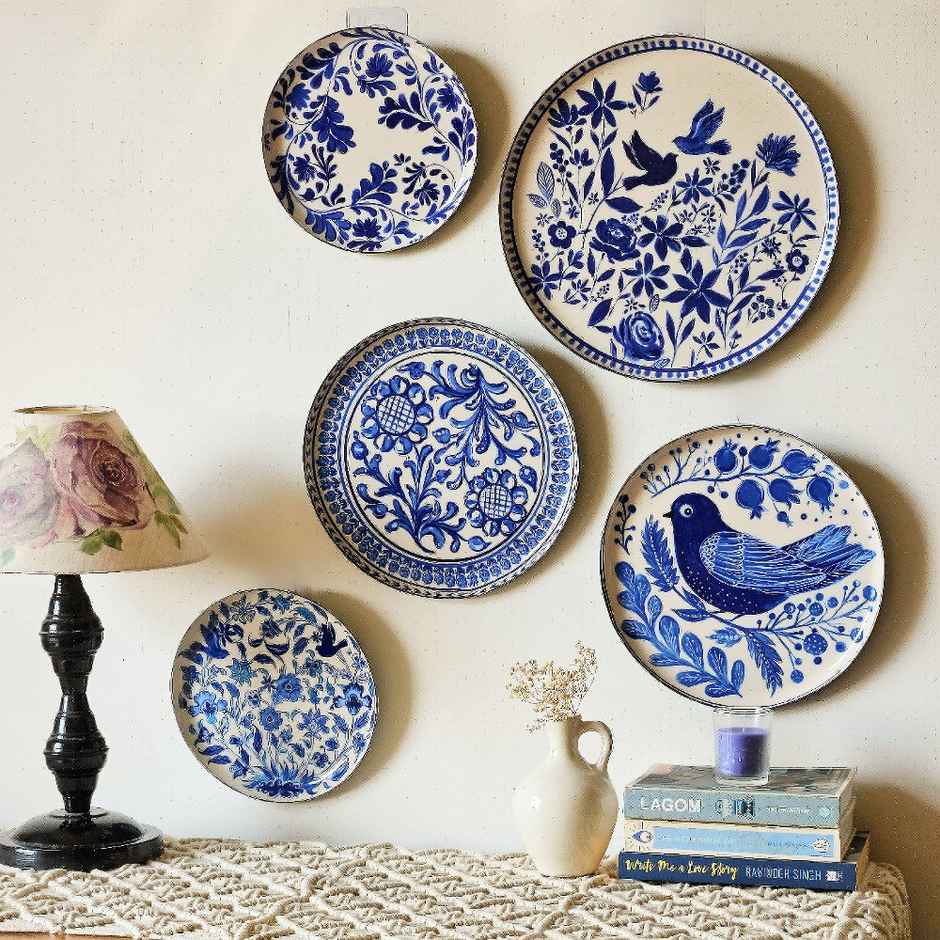 Ritualistic Holland Wall Plates- Set of 5